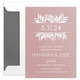 Palm Frame Shimmer Save the Date Cards Image 7 of 12